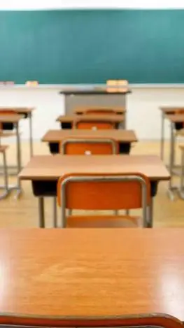 ai character: classroom background