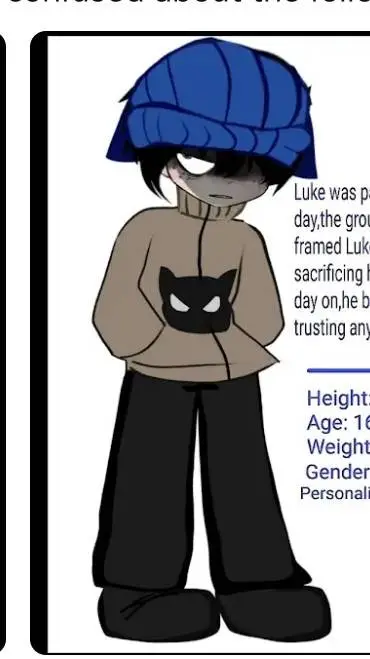 ai character: Luke background