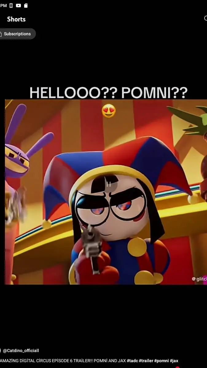 ai character: pomni  background