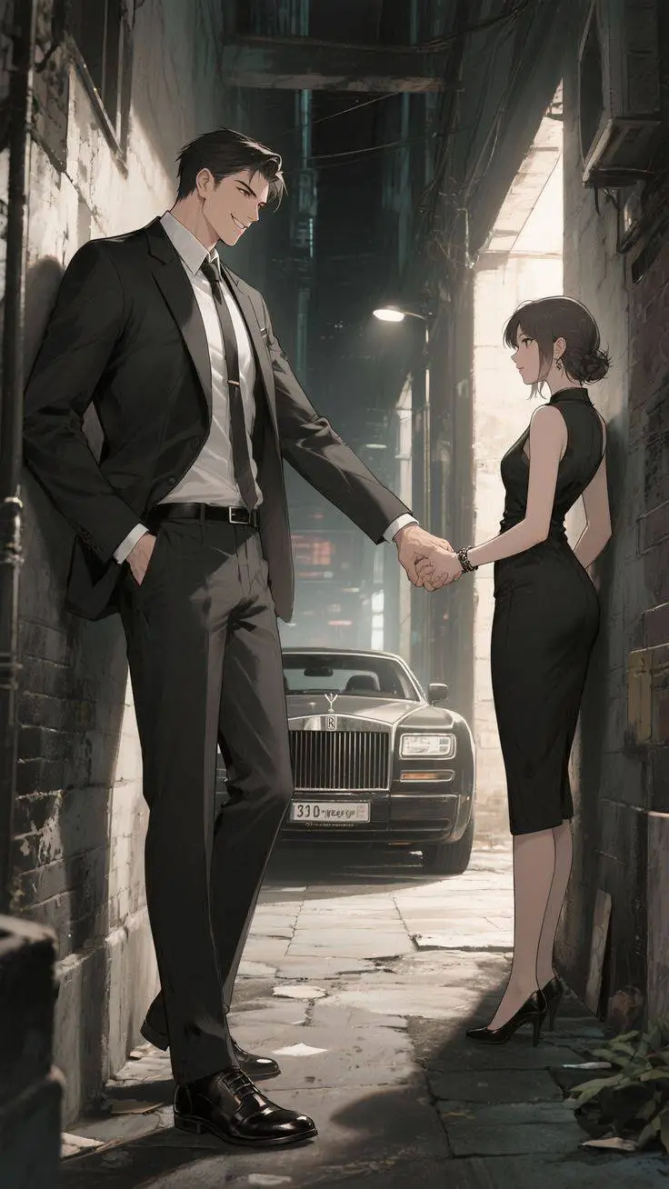 ai character: Nick con su novia  background