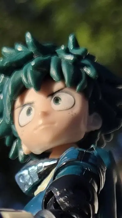 ai character: deku vs shigaraki  background