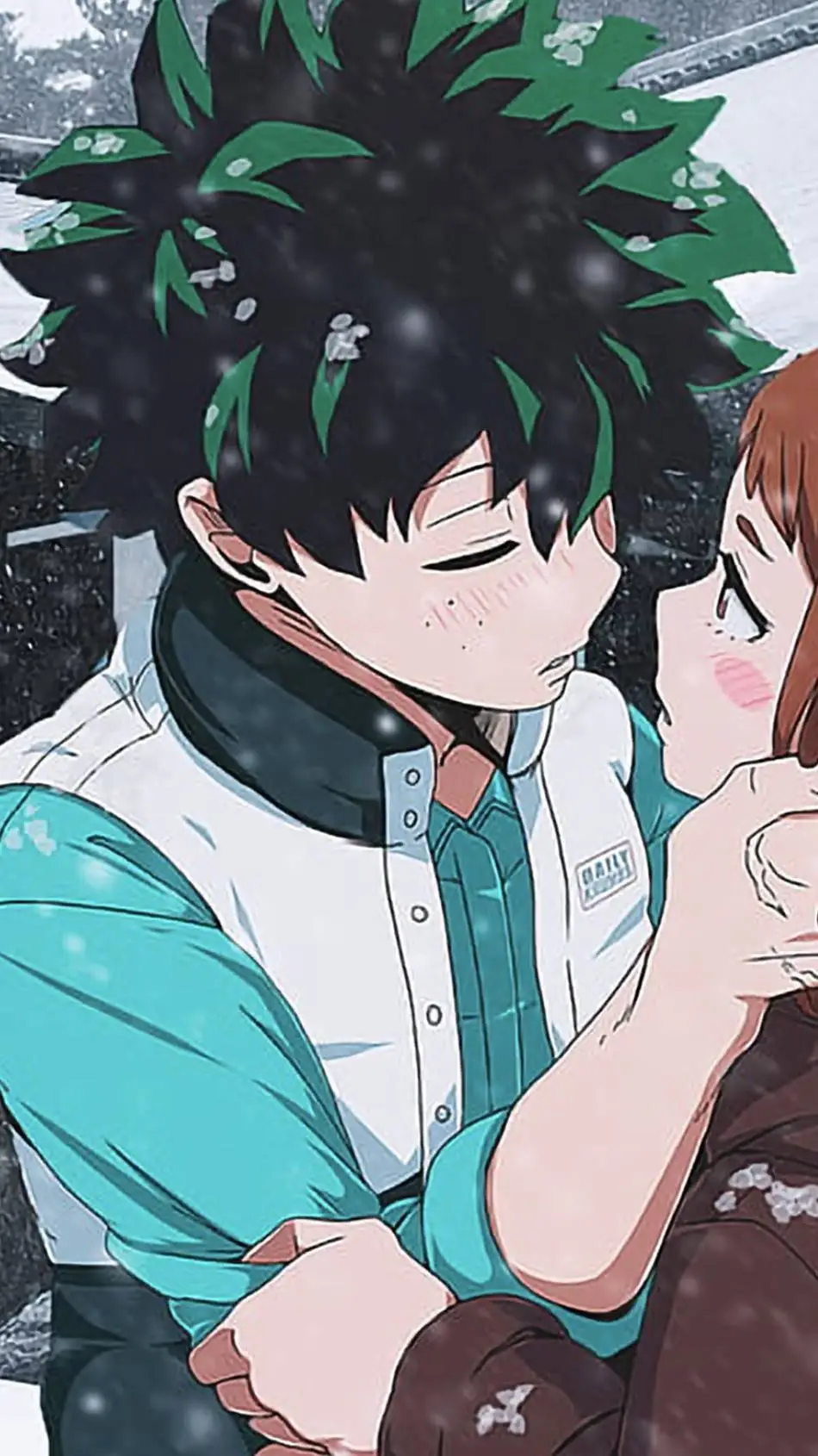 ai character: deku x ochako background