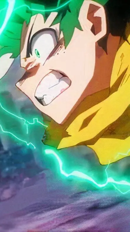 ai character: deku vs shigaraki  background
