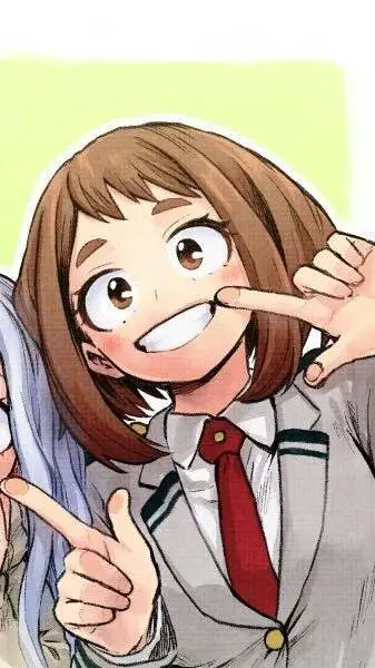 ai character: deku vs uraraka background