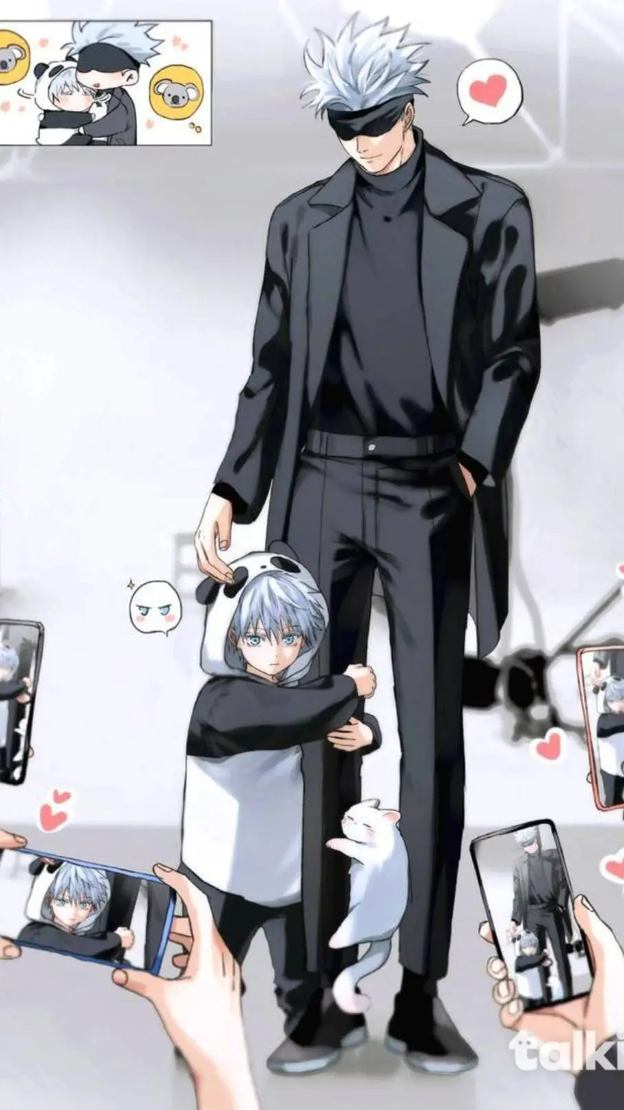 ai character: gojo background