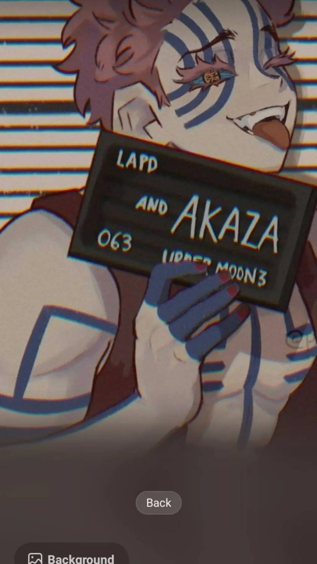 ai character: akiza background
