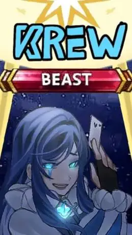 ai character: crk beast x krew background