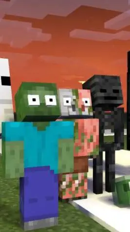 ai character: ~💀 Monster school💀 background