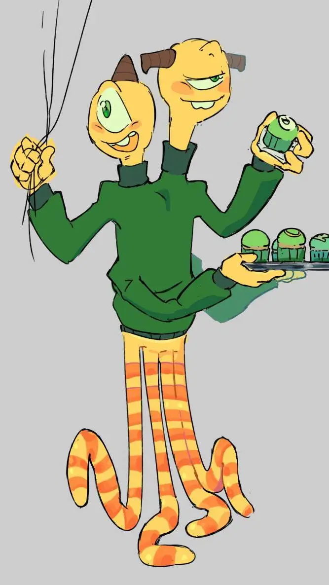 ai character: Terri y Terry background