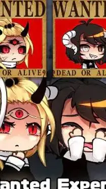 ai character: Cyra e retri 🖤🧡💛🧡 background