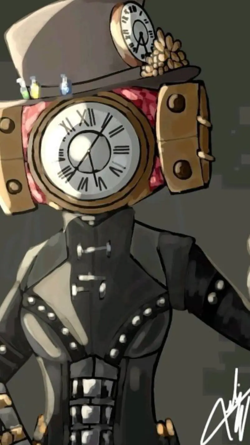 ai character: clokwoman background