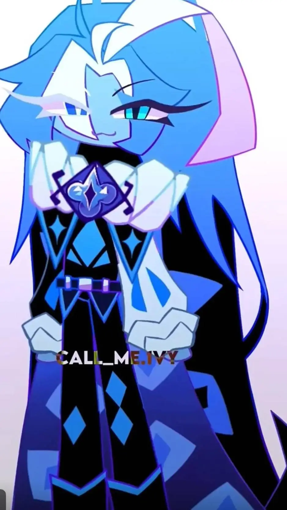 ai character: shadow milk cookie background