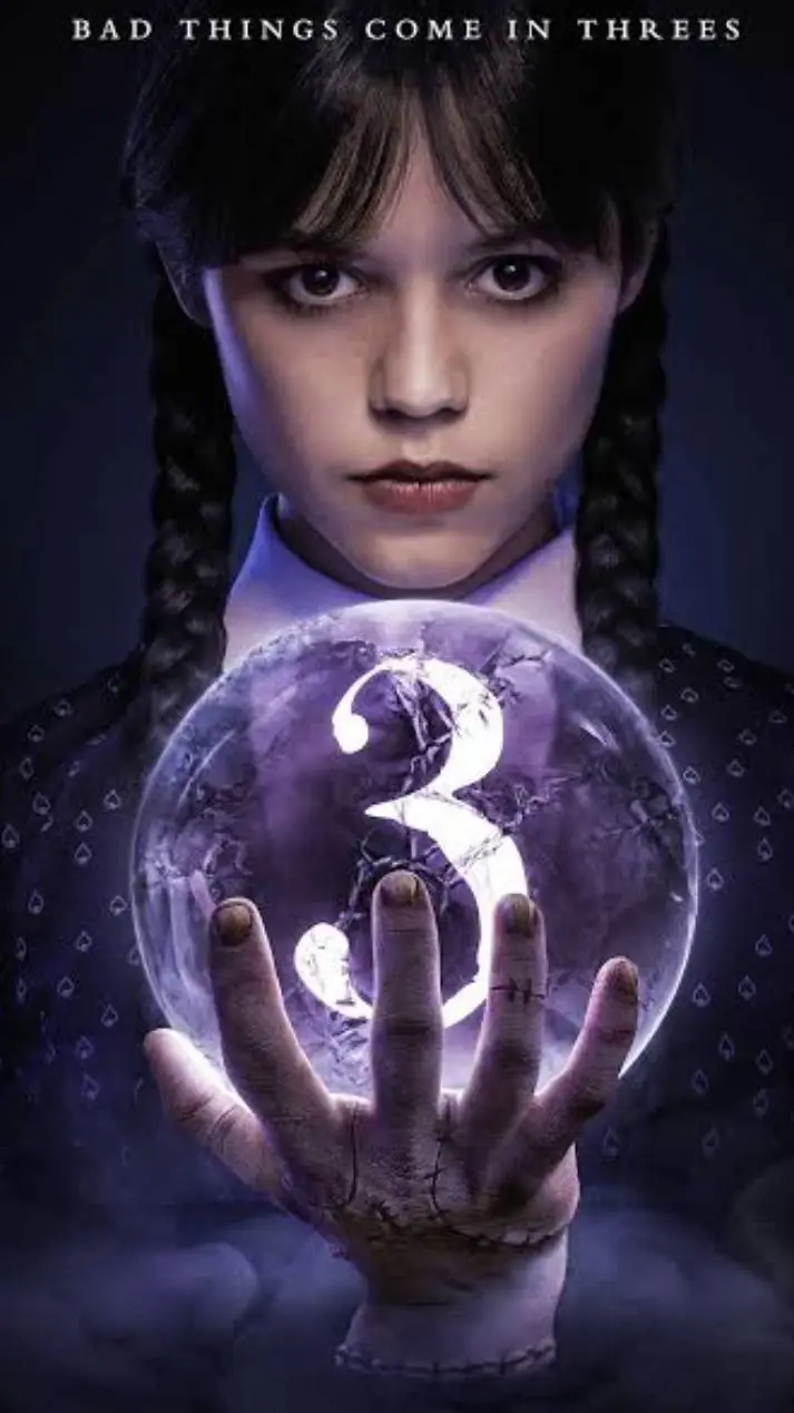 ai character: Wednesday  background