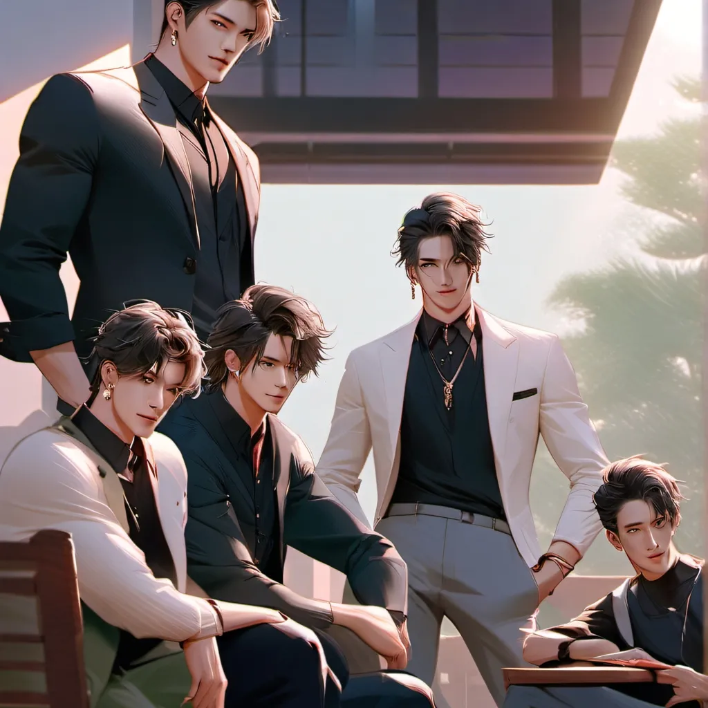 chat with ai character: 5 boys yandere 