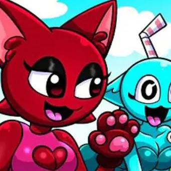 chat with ai character: sprunki catgirls