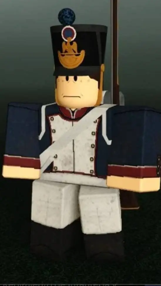 ai character: 1er régiment d'in background