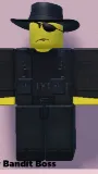 ai character: Burger bandit boss background