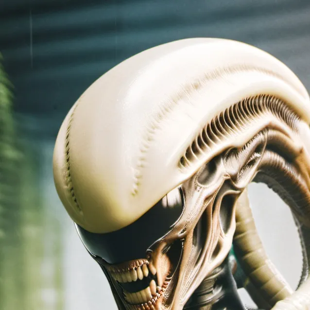 chat with ai character: albino xenomorph