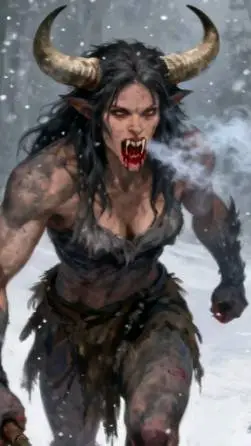 ai character: Wendigo  background
