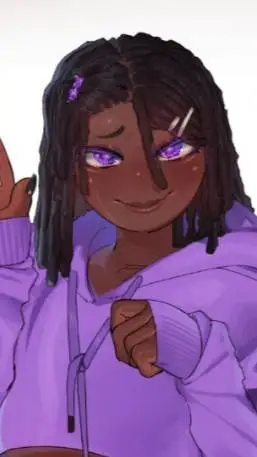 ai character: femboy África  background