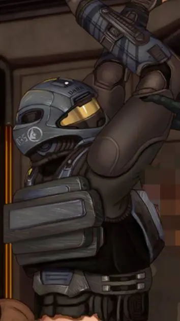 ai character: ODST  background