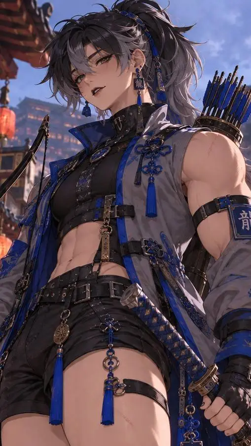 ai character: Femboy  background