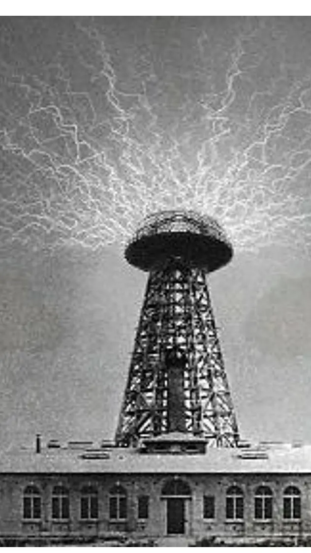 ai character: Tesla lab irl  background