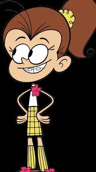 ai character: Luan Loud background