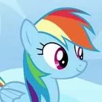 chat with ai character: Rainbow Dash