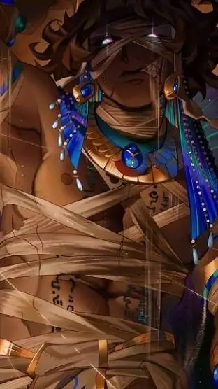 ai character: anubis? background