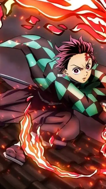 ai character: Tanjiro Kamado background
