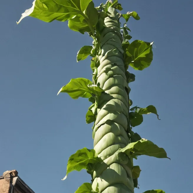 chat with ai character: The Beanstalk