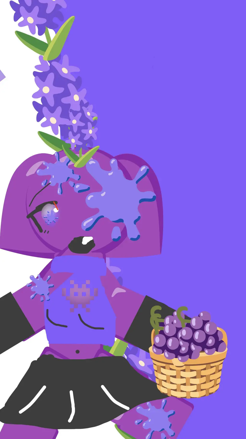 ai character: emoji cat spamer background
