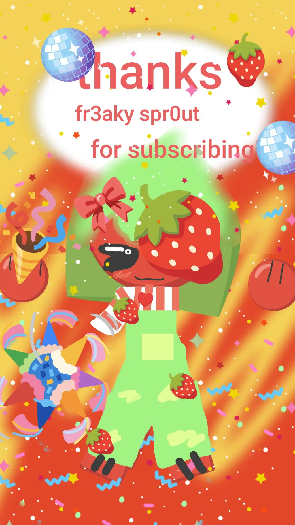 ai character: fr3aky spr0ut🍓 background
