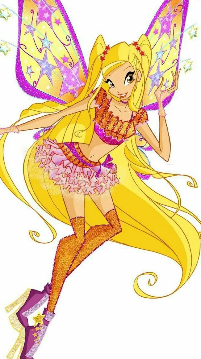ai character: Stella (winx club) background