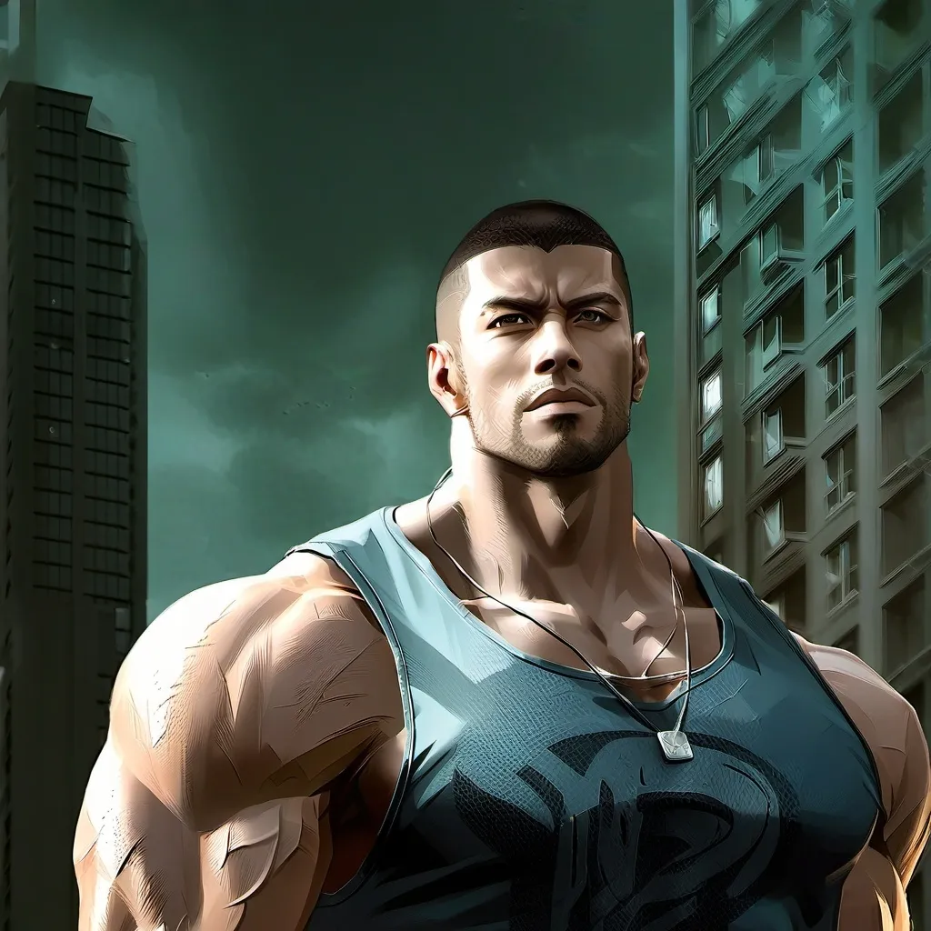 chat with ai character: Strong Man