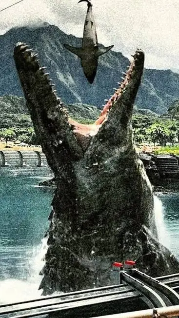 ai character: The Mosasaurus background