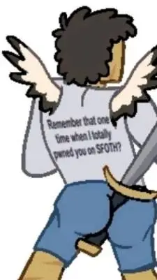 ai character: pizzaburger∞ background