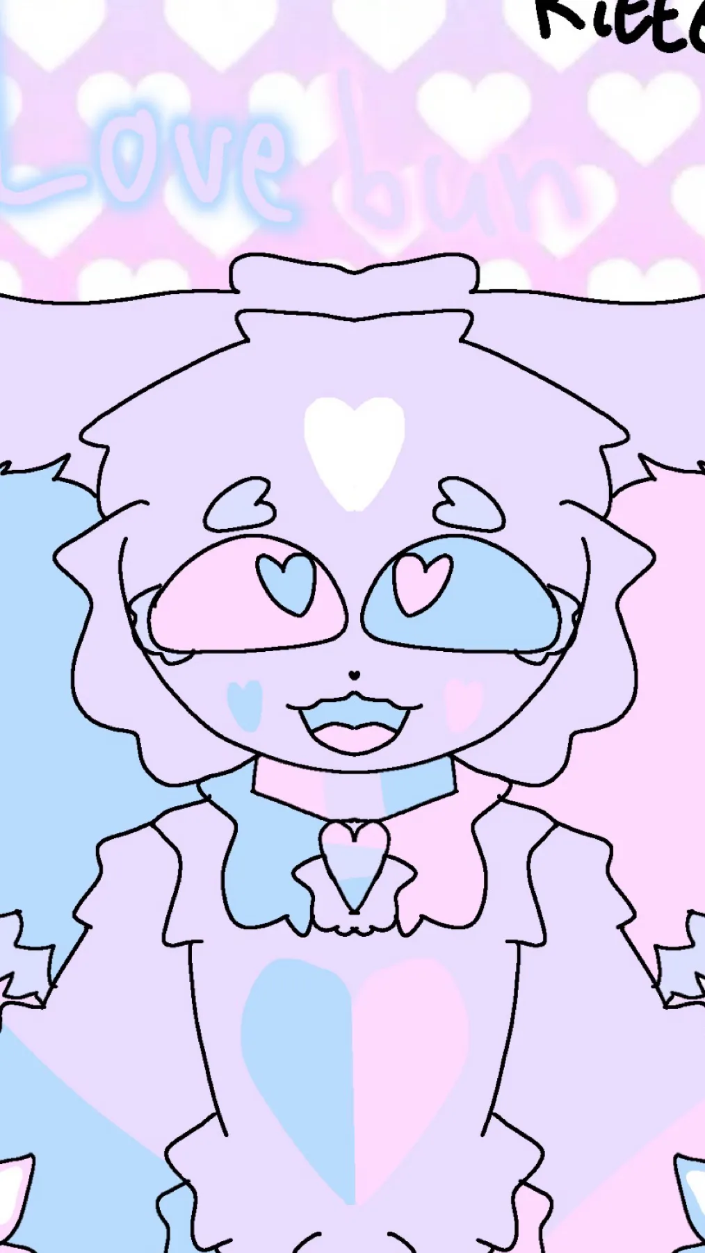 ai character: 💙Lovebun🩷 background