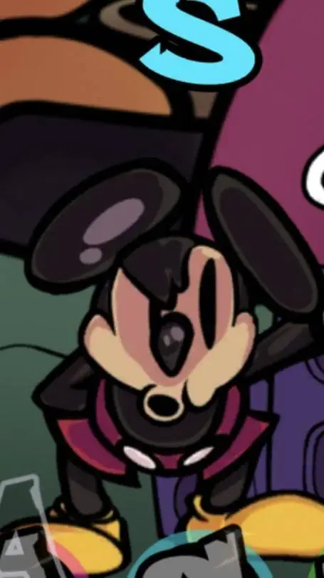 ai character: Mickey x Sonic.exe background