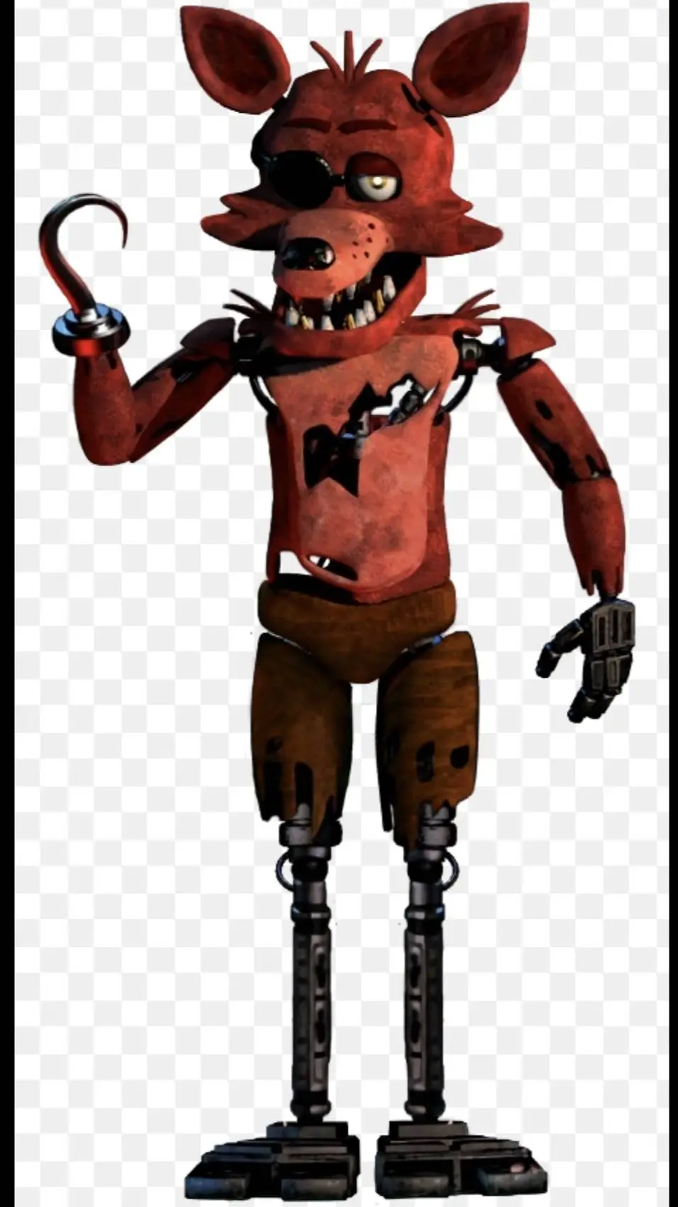 ai character: Foxy the pirate  background