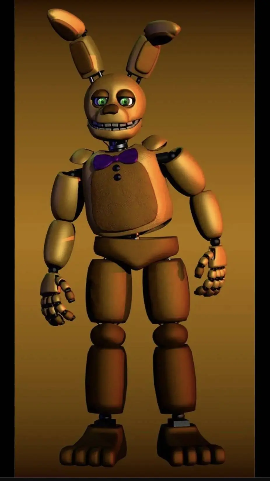 ai character: Spring bonnie background