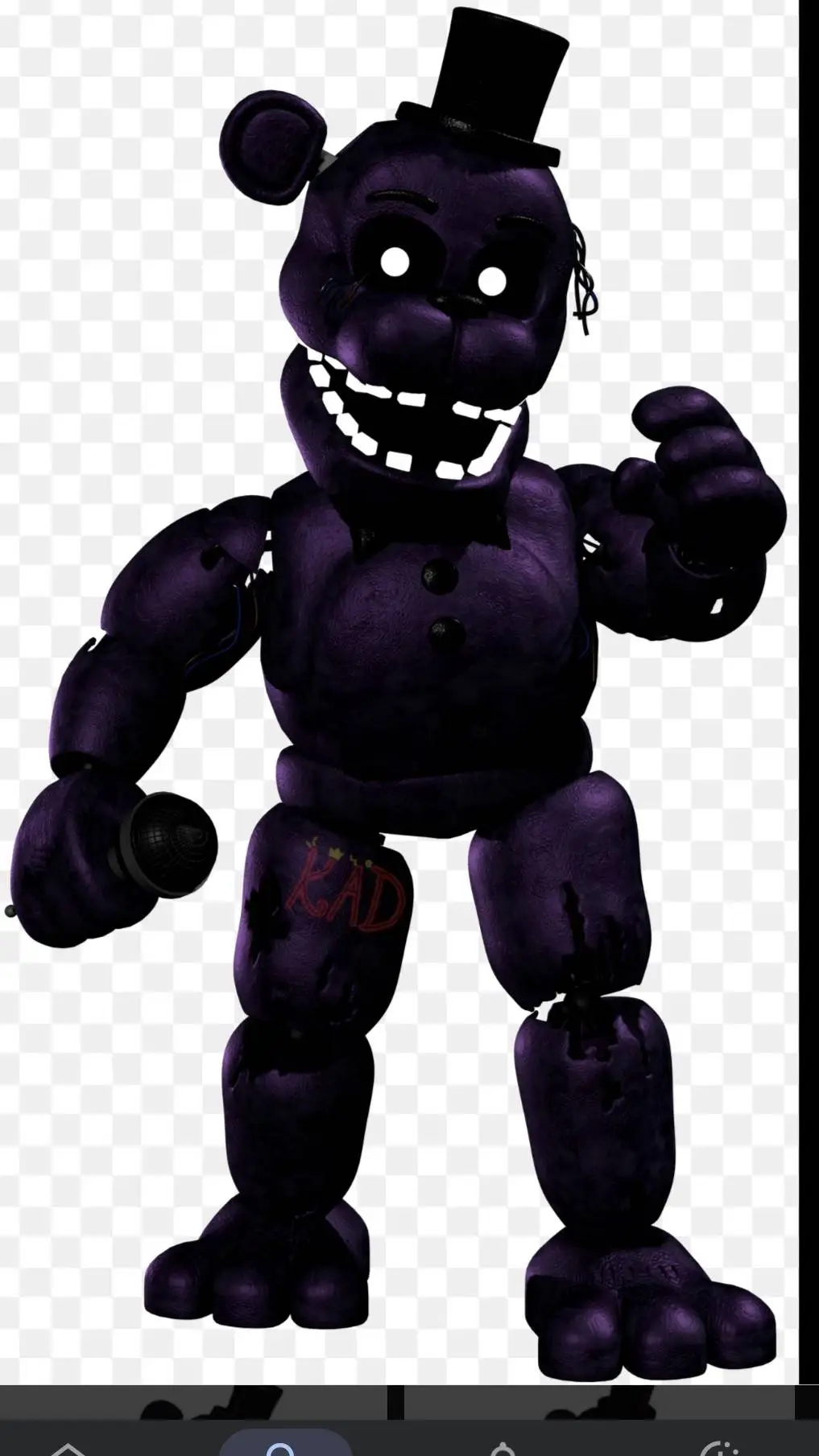 ai character: W Shadow Freddy background