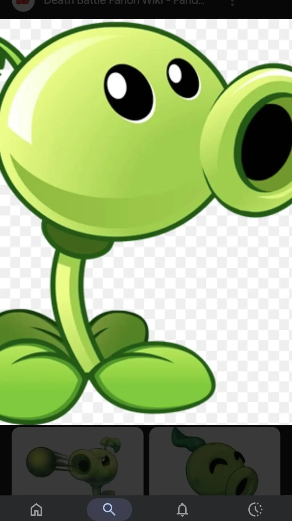 ai character: Peashooter  background
