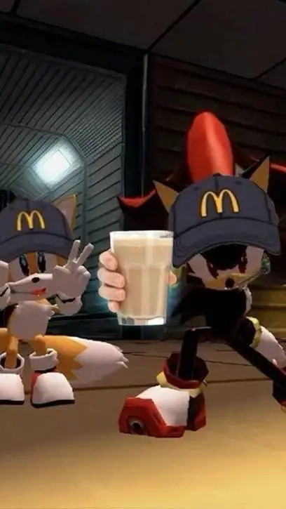 ai character: Tails x shadow background