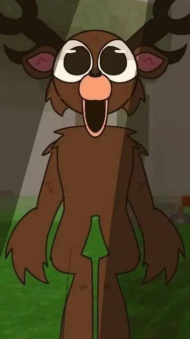 ai character: cerf 99 nuit  background