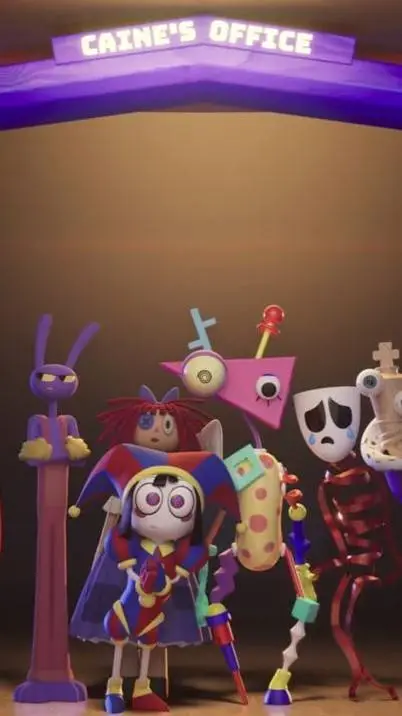 ai character: digital circus  background