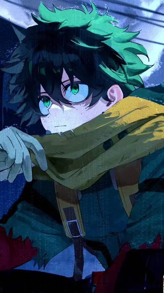 ai character: deku❤️ background