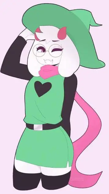 ai character: Ralsei (femboy) background