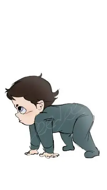 ai character: Abbadon bebé  background